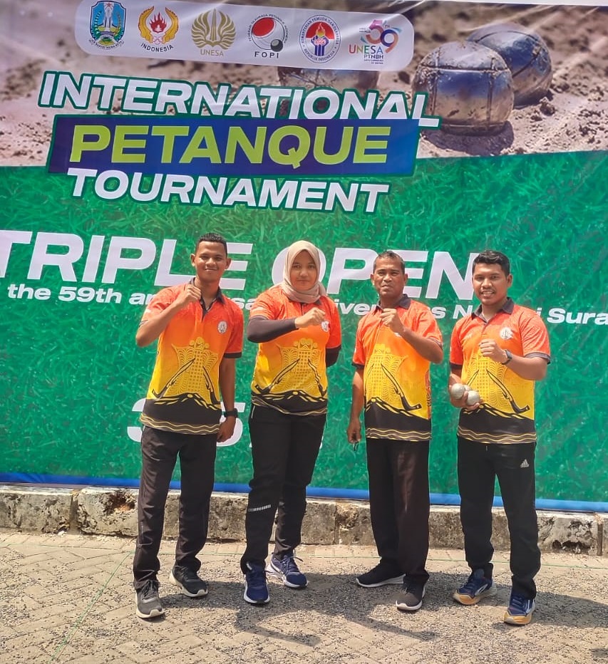 Petanque Aceh Juara Pool Event Internasional di Surabaya