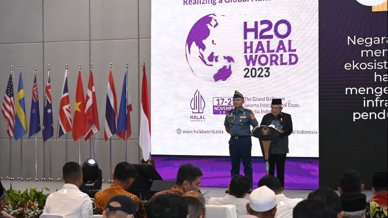 Buka Halal World 2023, Wapres Dorong Penerapan Standar Halal Global