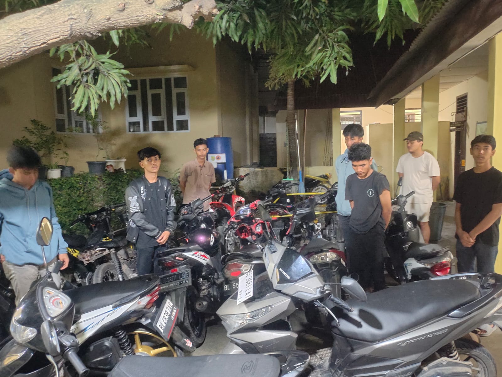 Polisi Amankan 11 Remaja Terlibat Balap Liar di Simpang Jam