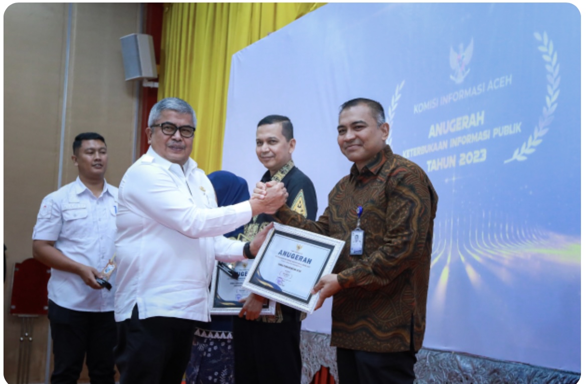 Dishub Aceh Raih Predikat Informatif Terbaik 1 Se-SKPA