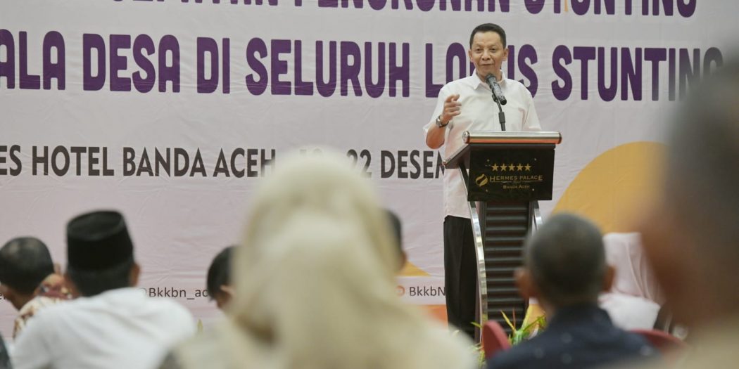 PJ Gubernur Achmad Marzuki Ajak Keuchik Selesaikan Stunting di Aceh