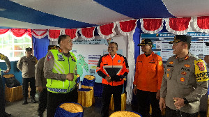 Dirlantas Polda Aceh Cek Posko Pengamanan Nataru di Balohan Sabang