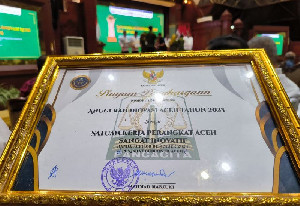 BMA Raih Anugerah Inovasi Award 2023 Kategori SKPA Sangat Inovatif