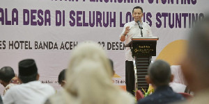 PJ Gubernur Achmad Marzuki Ajak Keuchik Selesaikan Stunting di Aceh