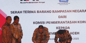 Pemerintah Aceh Terima Hibah Aset Hasil Rampasan Negara Senilai Rp20,6 Miliar
