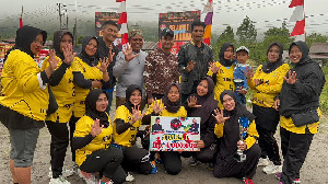 Emak-emak di Bener Meriah Sukseskan Voli Putri Piala Fachrul Razi Cup 2023