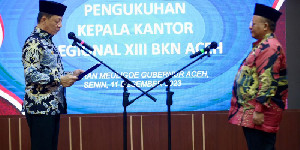 Pj Gubernur Kukuhkan Kepala Regional BKN Aceh yang Baru
