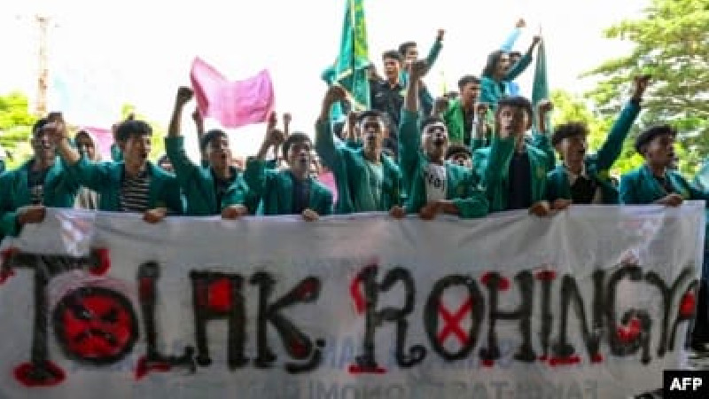 Mahasiswa Berbagai Kampus di Aceh Lakukan Aksi Tolak Etnis Rohingya