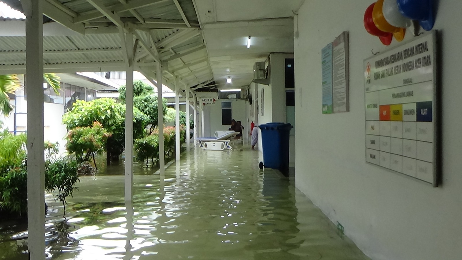 Rumah Sakit PMI Lhokseumawe Ikut Terendam Banjir