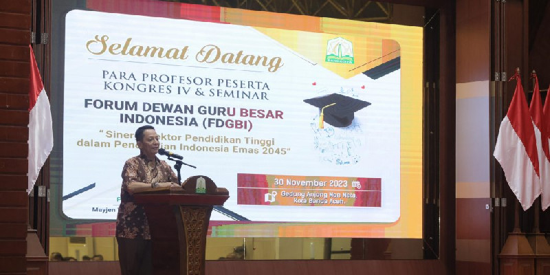 Sambut Puluhan Profesor, Pj Gubernur: Pemerintah Dukung Pengembangan Pendidikan Tinggi di Aceh