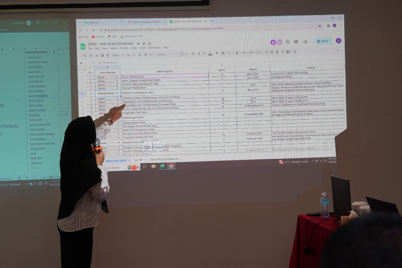 DPMG Aceh: Data, Fondasi Dasar Rencanakan Program Kegiatan