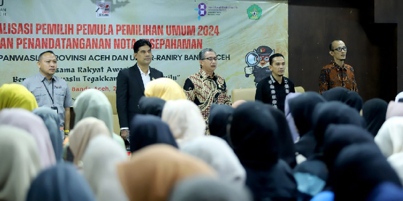 Panwaslih Provinsi Aceh Ajak Mahasiswa UIN Ar-Raniry Berpartisipasi di Pemilu 2024