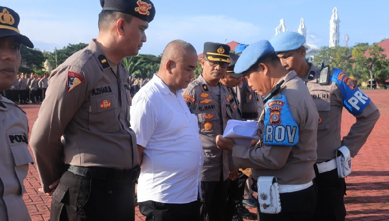 1.408 Personel Polda Aceh Siap Diserpas untuk Amankan TPS