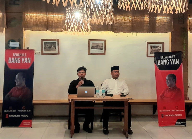 Komitmen Benahi Aceh Lewat Parlemen, Sofyan Dawood Adakan Diskusi Bersama Rekan Media