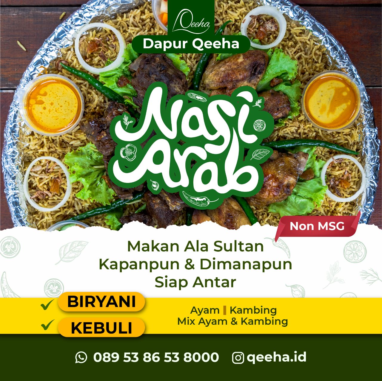 Dapur Qeeha Nasi Arab dan Kari Aceh, Inovasi Kuliner yang Menggoda Lidah
