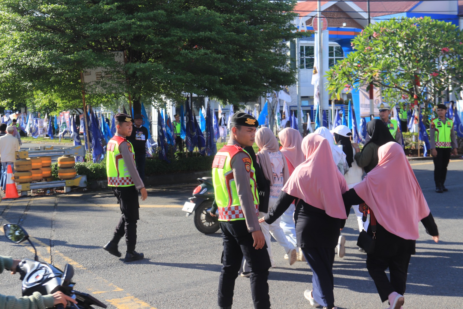 Polisi Sukses Amankan Kampanye Terbuka Capres Nomor Urut Satu di Aceh