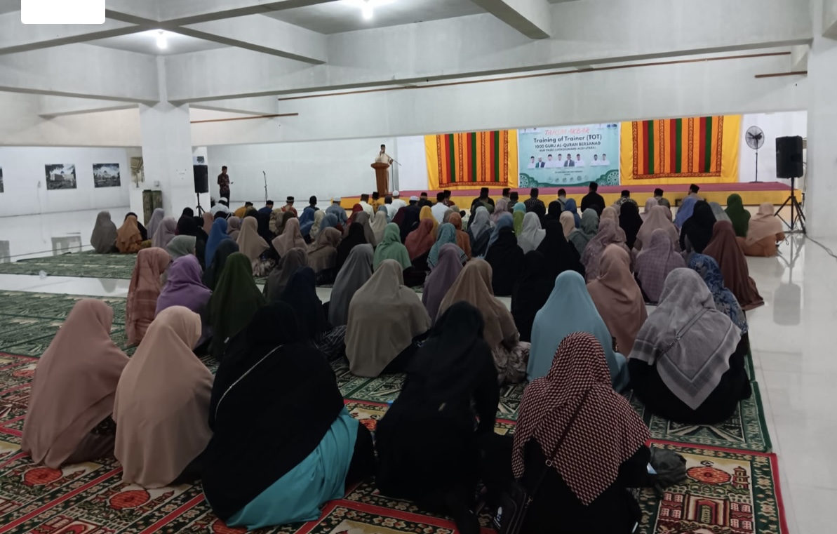 Seribu Guru Alquran di Aceh Kembali Dilatih Tahsin Bersanad