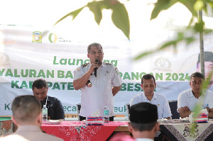 Penyaluran Bantuan Pangan 'Candangan Beras' Fase I 2024 Dimulai oleh Pj Bupati Aceh Besar