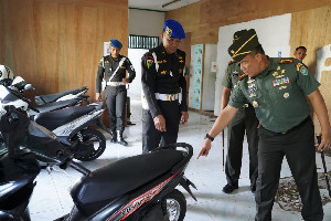 Danrem Lilawangsa Sidak Markas TNI