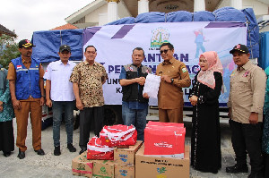 Pemerintah Aceh Serahkan Bantuan Masa Panik Kepada Pemkab Gayo Lues