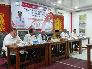 Silaturahmi ke KONI Aceh Jaya, Penjabat Bupati Bahas Prestasi dan PORA 2026