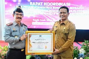 Dukung HaKI, Aceh Besar Terima Penghargaan dari Kemenkumham