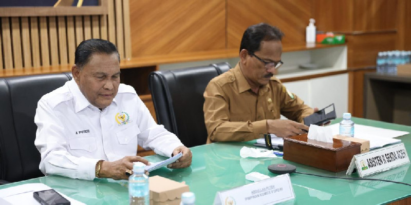 Pemerintah Aceh dan DPD RI Bahas Pertanian dan Ketahanan Pangan