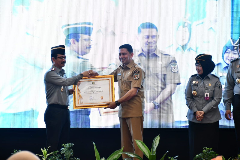 Banda Aceh Terima Dua Penghargaan dari Kemenkumham