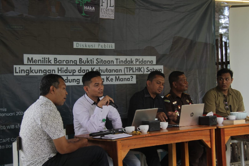 BKSDA Aceh Bertanggung jawab Mengelola Barang Hasil Sitaan TPLHK