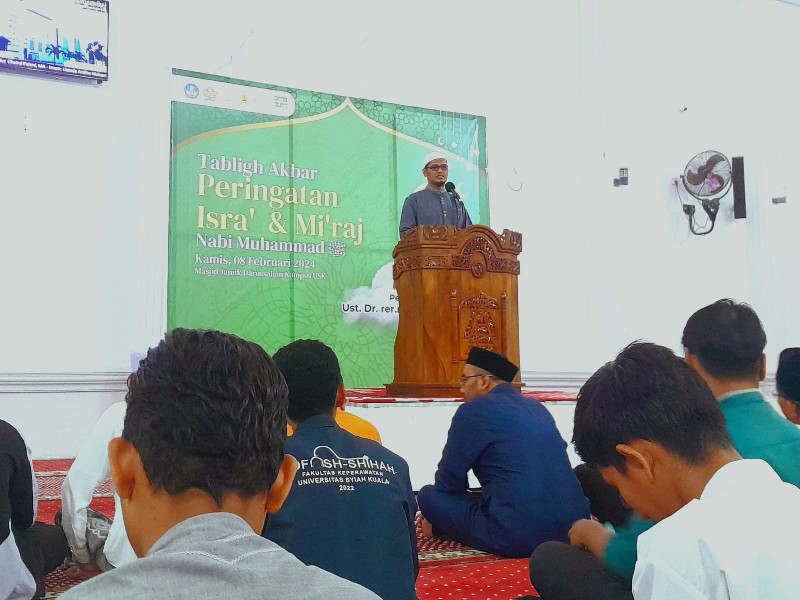 USK Adakan Peringatan Israk Mikraj 1445 H di Masjid Jamik