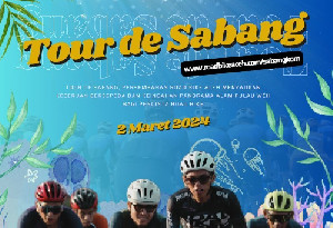Seratusan Pesepeda akan Ramaikan Event Tour De Sabang 2024