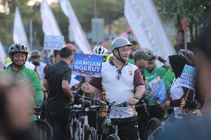 Kapolda Aceh dan Pangdam IM Kampanyekan Keselamatan Berlalu Lintas pada Fun Bike Sinergisitas