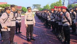 602 Personel Polres Aceh Timur Siap Amankan TPS Pemilu 2024