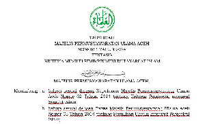 MPU Aceh Terbitkan Taushiyah tentang Kriteria Memilih Pemimpin Menurut Syari'at Islam