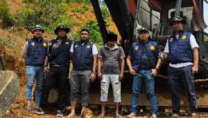 Polisi Amankan Ekskavator di Lokasi Tambang Ilegal di Aceh Selatan