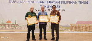 Pj Bupati Bener Meriah Terima Penghargaan Penerapan Sistem Merit dari KASN