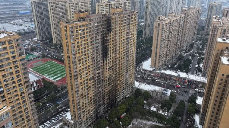 Kebakaran di Apartemen Kawasan Nanjing China, 15 Orang Tewas