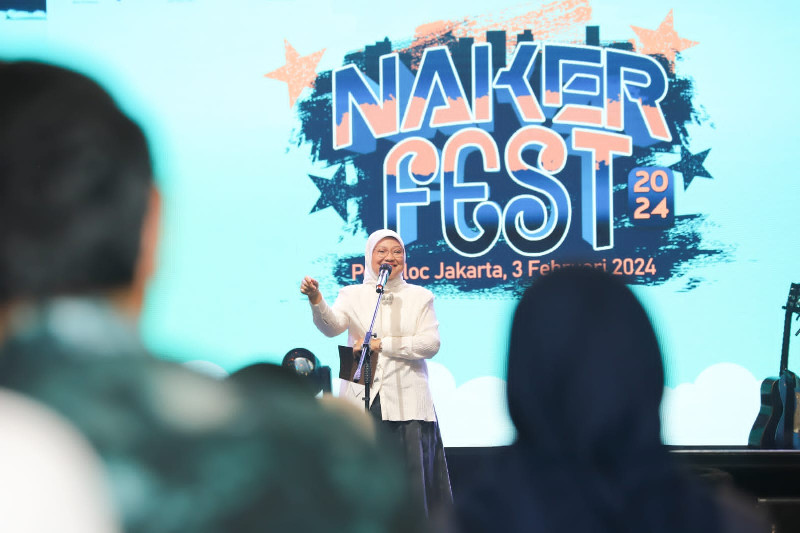 Naker Fest 2024, Ida Fauziyah Ajak Generasi Muda Hadapi Tantangan Ketenagakerjaan