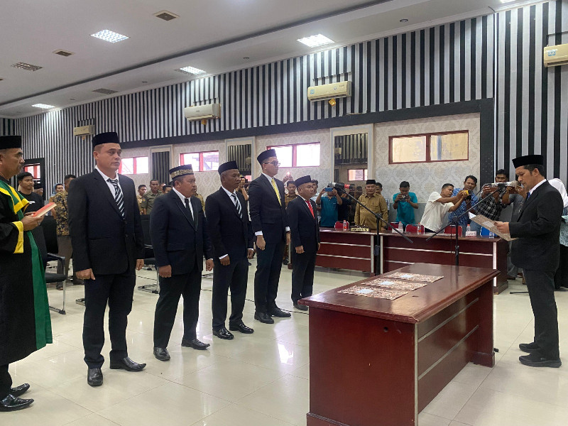 Lima Komisioner KIP Aceh Tenggara Resmi Dilantik, Ini Pesan Pj Bupati Syakir