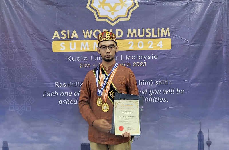 Raih Medali Emas, Putra Aceh Jadi Duta Muslim Asia 2024