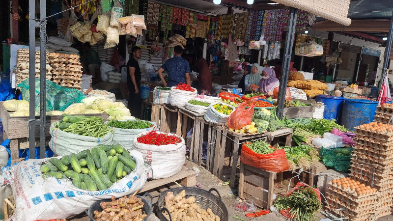Jelang Ramadan, Harga Bahan Pokok di Pasar Al Mahirah Banda Aceh Naik