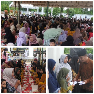 Ribuan Warga Aceh Barat Berbuka Puasa Bersama di Kediaman Amirudin RTA