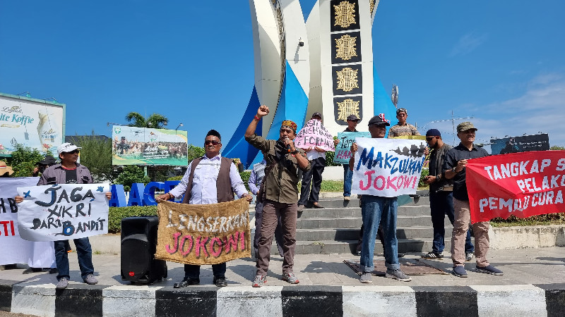 Kecewa Hasil Pemilu 2024, Puluhan Masyarakat Lakukan Aksi di Banda Aceh