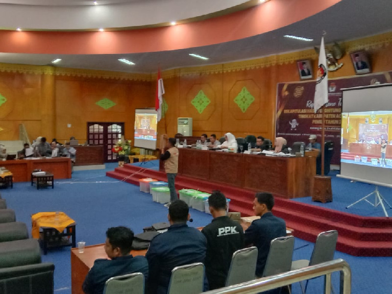 Hasil D dan C1 Satu Calon DPD Berbeda, Bawaslu Aceh Tamiang Lakukan Sanggahan