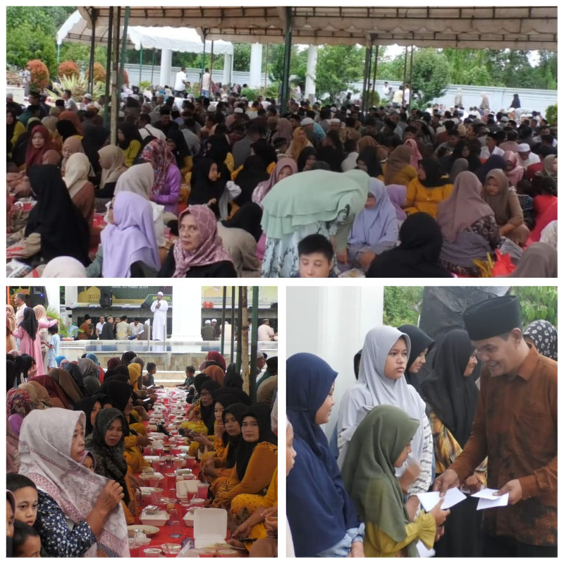 Ribuan Warga Aceh Barat Berbuka Puasa Bersama di Kediaman Amirudin RTA
