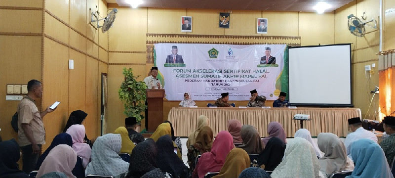 Kakanwil Azhari Ajak Tuntaskan Sertifikasi Halal dalam Forum Akselerasi yang Serentak se-Indonesia