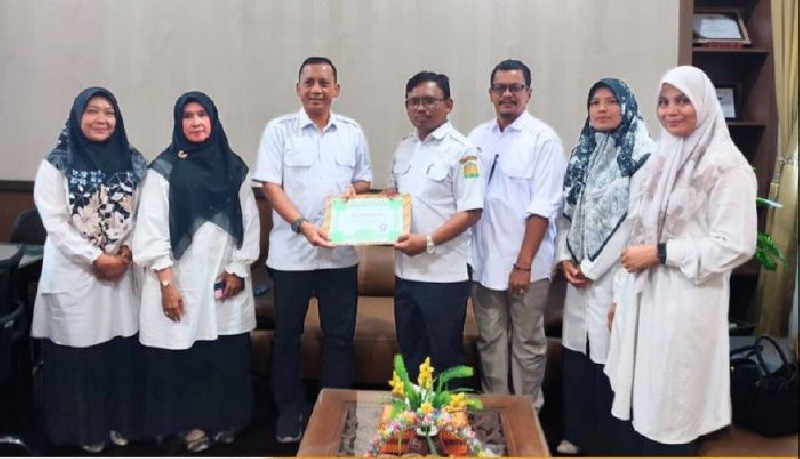 Registrasi PSAT-PDUK 17 Nomor, Dinas Pangan Aceh Besar Raih Penghargaan dari OKKPD