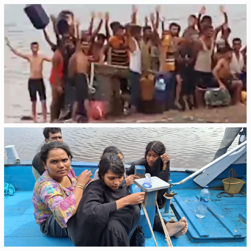 Kapal Pengungsi Rohingya Terbalik di Perairan Aceh Barat