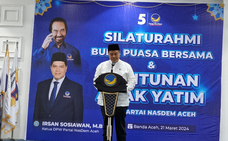 Partai Nasdem Aceh Gelar Buka Puasa Bersama dan Santunan Anak Yatim