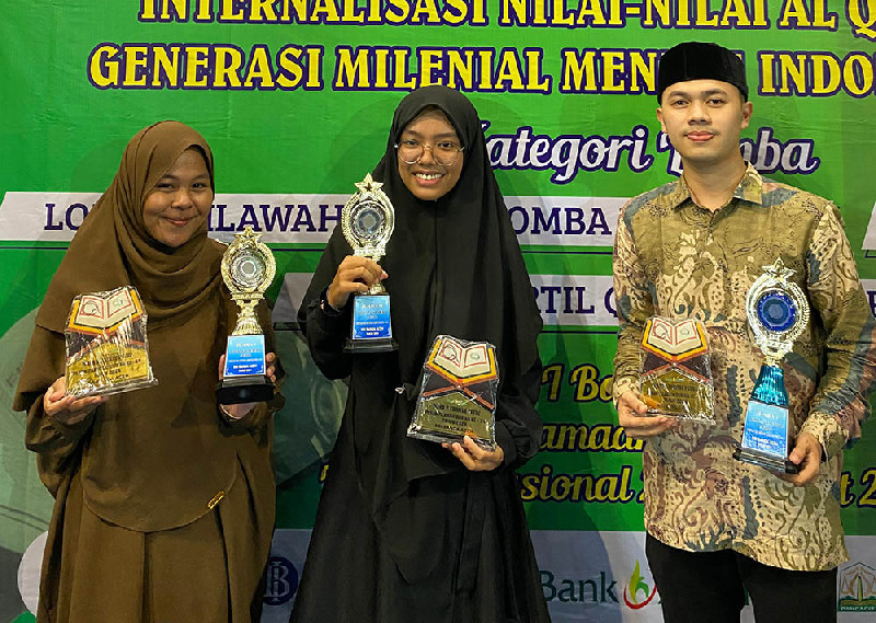 Tiga Mahasiswa USK Sabet Juara di PTQ RRI Banda Aceh